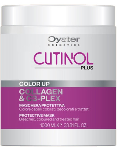 CUTINOL PLUS COLOR UP Maska krāsotiem matiem atjaun., kolagēns/C3-PLEX 1000ml