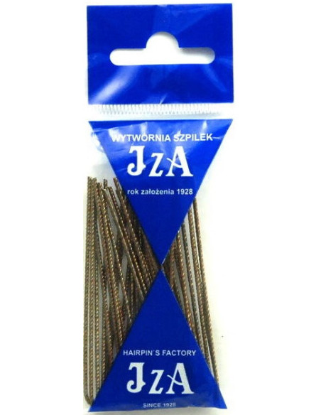 Japanske hårnåle, 7 cm, brune, 20 stk.