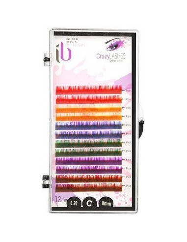 Farvede øjenvippeextensions D-0.15