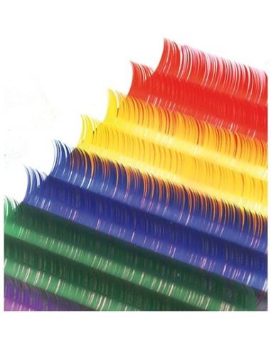 Farvede øjenvippeextensions D-0.15