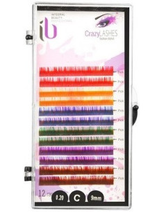 Farvede øjenvippeextensions...