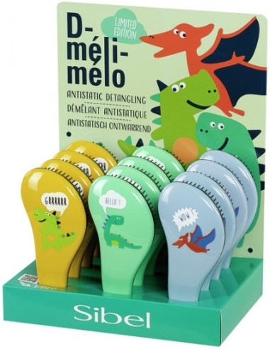 Hårbørste Dino D-Meli-Melo Mini