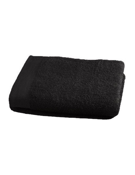 Håndklæde af høj kvalitet, klorresistent, bomuld 50x80, superabsorberende, sort