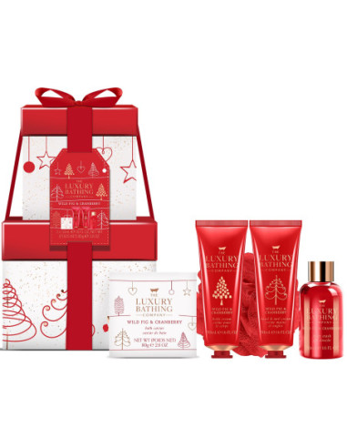 GRACE COLE Body-hand care set FESTIVE (fig/cranberry) 3x50ml+80g