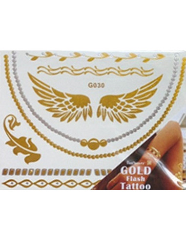 Body Art-klistermærke, guld/metallisk...