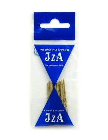 Hårnåle, bølgede, 45 mm, guld, 20 stk.