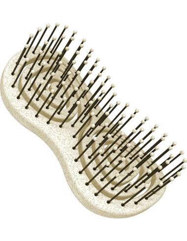 Wellness hair brush "Organica" beige