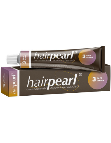 Hairpearl Krēmveida uzacu tonis Nr.3 Tumši brūns