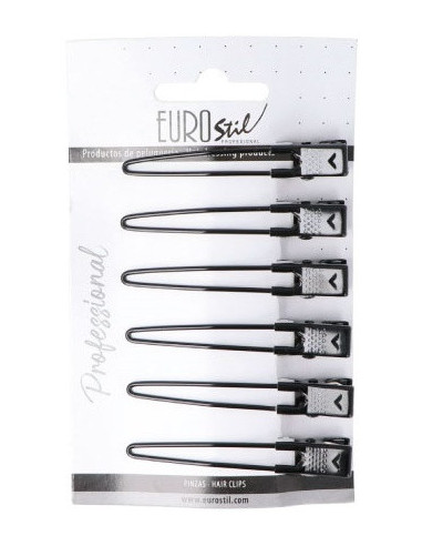 Klips, ænder, sorte, 6,5 cm, 6 stk.