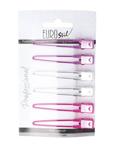 Klips, ænder, farverige, 6,5 cm, 6 stk.