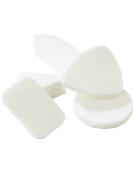 Makeupsvampe, latex, 7 forskellige former, 50 stk.