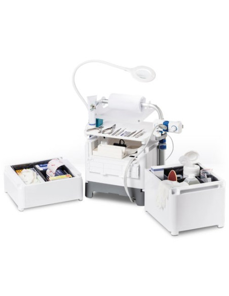 FLYBOX SPRAY pedicureapparat / mobil arbejdsstation med Pododent PLUS