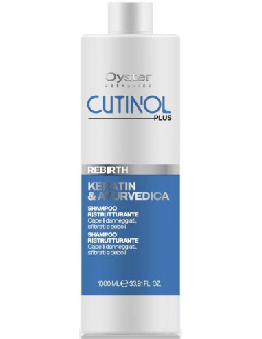 CUTINOL PLUS REBIRTH Šampūns sausiem matiem, rekonstruējošs 1000ml