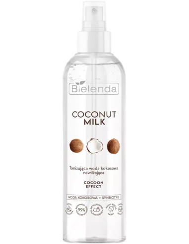 COCONUT MILK Tonizējošs kokosriekstu ūdens, mitrinošs COCOON EFFECT 200ml