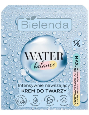 WATER BALANCE Intensīvi mitrinošs sejas krēms, 50ml