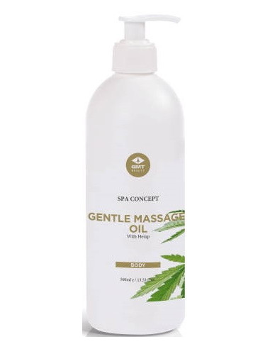 Mild massageolie med hampolie (GENTLE...