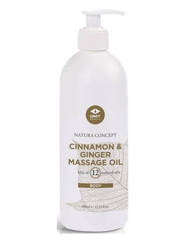 Kanel- og ingefærmassageolie 500 ml