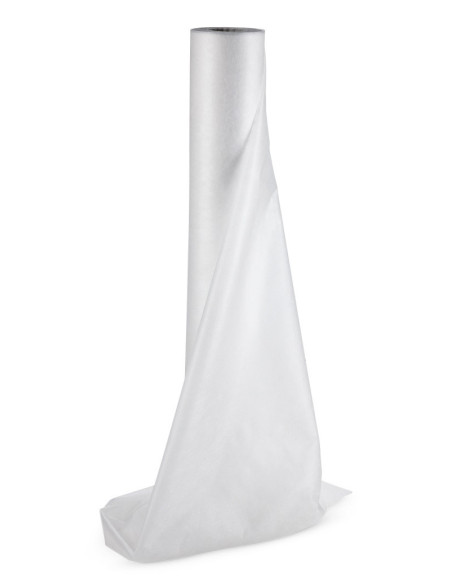 Betræk til dagseng i rulle, non-woven materiale, hvid, 60 cm x 100 m