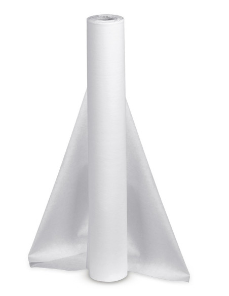Betræk til dagseng i rulle, papir+polyethylen, 60 cm x 50 m