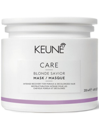 CARE Blonde Savior Mask til porøst,...