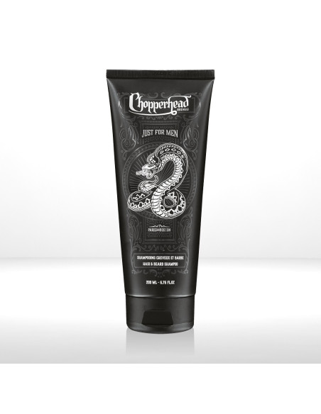 CHOPPERHEAD Shampoo til hår og skæg, fugtgivende, til sensitiv hud, 200 ml