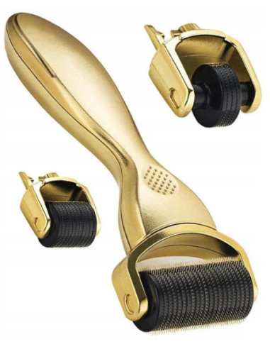 Derma roller microneedling-enhed, 3 i...