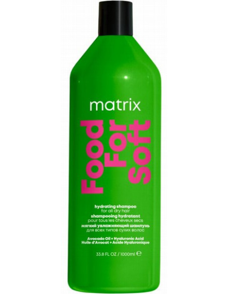 FOOD FOR SOFT​ Intensivt fugtgivende shampoo til alle tørre hårtyper​ 1000 ml