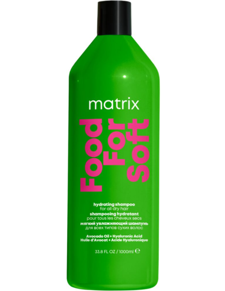 FOOD FOR SOFT​ Intensivt fugtgivende shampoo til alle tørre hårtyper​ 1000 ml