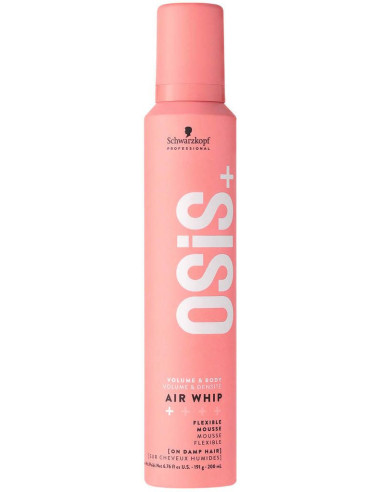 OSiS Air Whip elastīgas fiksācijas matu putas 200ml