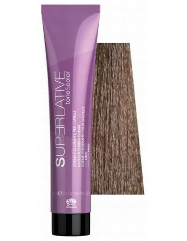 TONE&COLOR matu krāsa tonējoša 7.14 Blonde Ash Copper, ar keratīnu, 100 ml