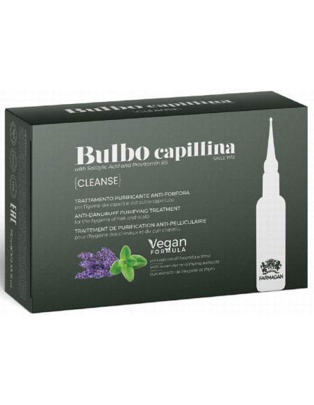 BULBO CAPILLINA CLEANSE Anti-tør og fedtet skæl 10*7,5ml