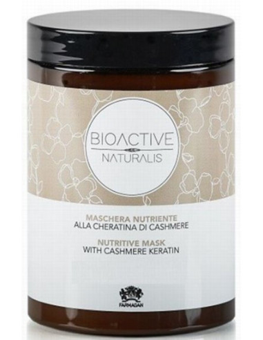 BIOACTIVE NATURALIS Maska ar kašmira keratīnu, mirdzumam-elastībai 1000ml