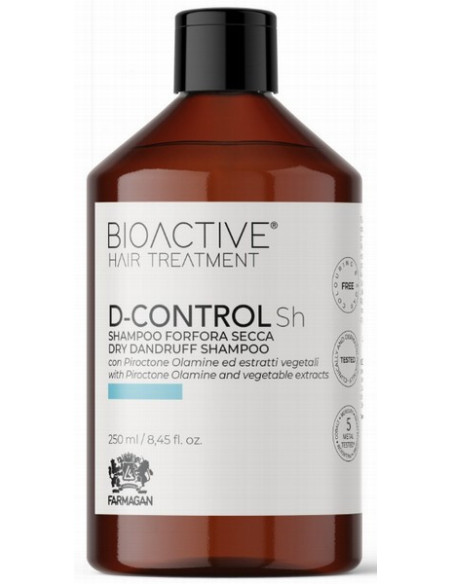 BIOAKTIV D-CONTROL Shampoo mod tør skæl 250 ml