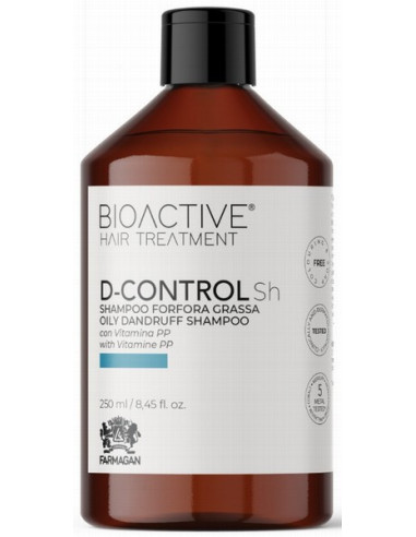 BIOAKTIV D-CONTROL Shampoo mod fedtet...