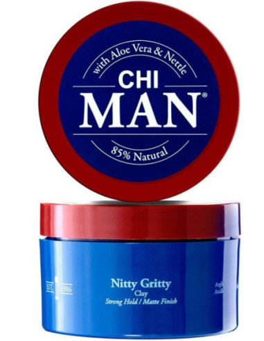 CHI MAN clay for hair, strong fixation, matte effect 85g