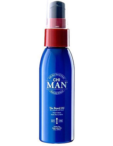 CHI MAN oil for beard care, for smooth & soft beard 59ml