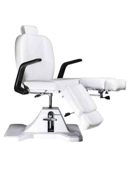 Hydraulisk pedicurestol med Podo-X foldbar ryglæn