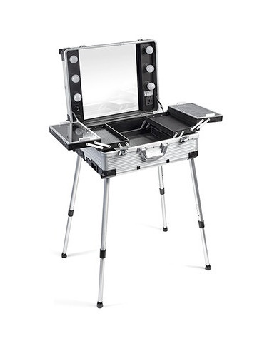 Makeup artist kuffert med belysning...