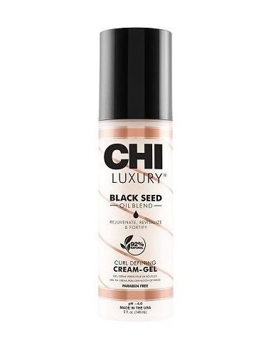 CHI LUXURY Curl Defining Cream Gel - krēms-gēls cirtainu matu veidošanai 147ml