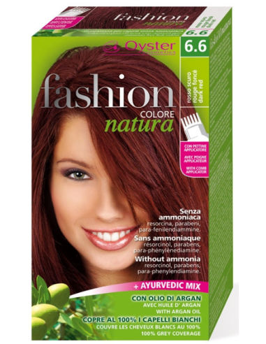 FASHION NATURA hårfarve 6.6, mørkerød...