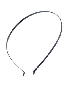 Hårbøjle, glat, sort, 1 stk.