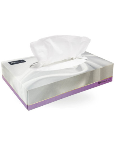 Ansigtsservietter, 2-lags, papir, 100...
