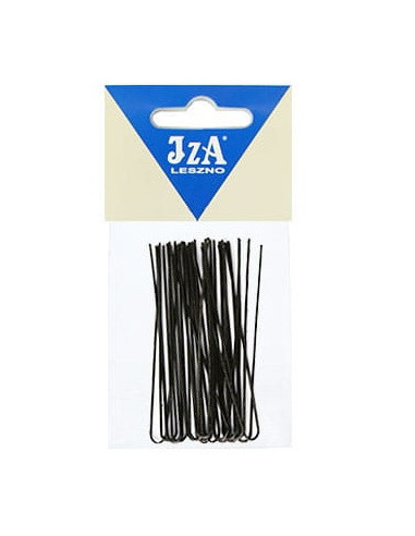 Hårnåle, glatte, 75 mm, sorte, 20 stk.