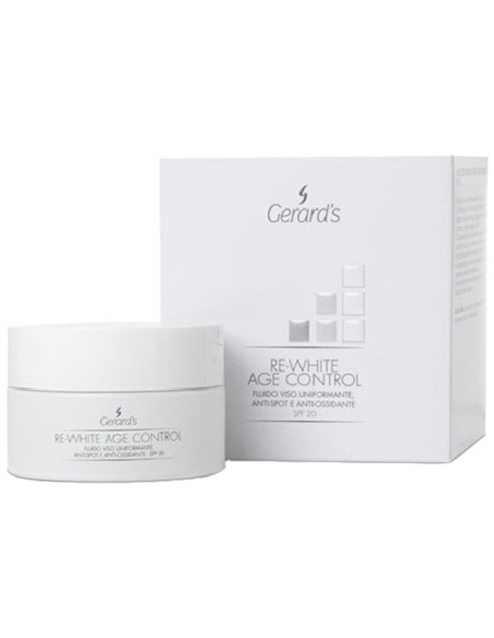 RE-WHITE AGE CONTROL Antioxidant ansigtsvæske SPF 20 50ml