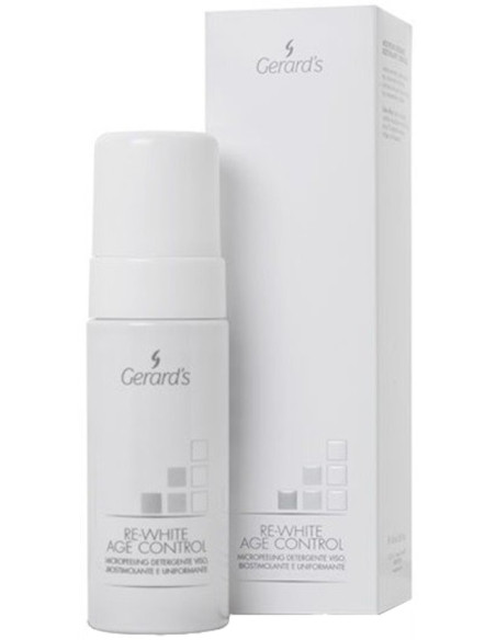 RE-WHITE AGE CONTROL Mikro-peeling skum til ansigtet, rensende, udglattende 160 ml