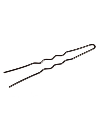 Hårnåle, bølgede, 45 mm, sorte, 500 g