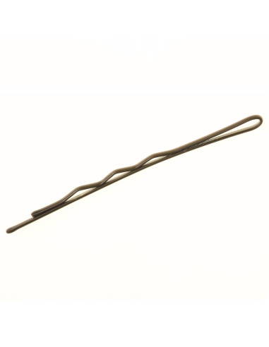 Hårspænder, bølgede, 6 cm, brune, 12...
