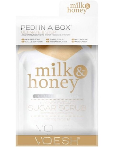 VOESH PEDI IN A BOX 6 Step Ultimate - Milk & Honey