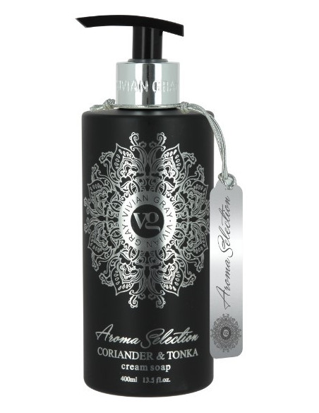 Aroma Selection Cremet sæbe, koriander/tonkabønner 400ml