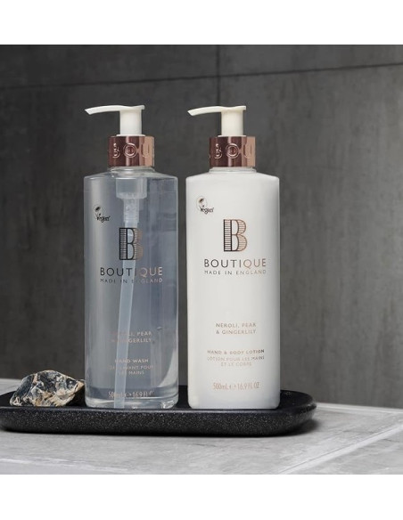 BOUTIQUE VEGAN Håndsæbe Neroli/Pære/Ingefær 500ml